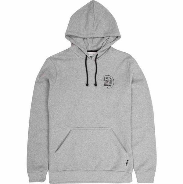 Billabong Hood Jumper Only A Surfer Light Grey Heather U4HO01